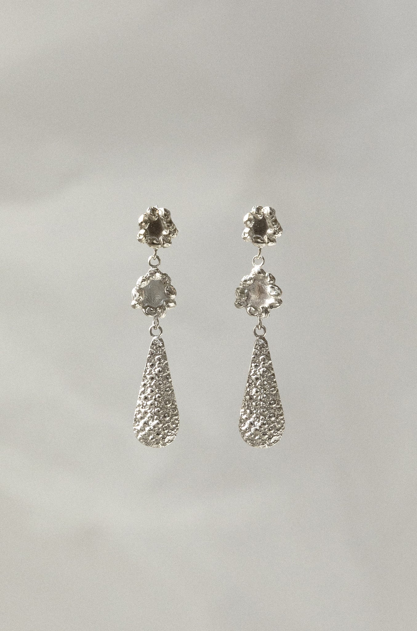 Banksia Drop Earrings - Sterling Silver