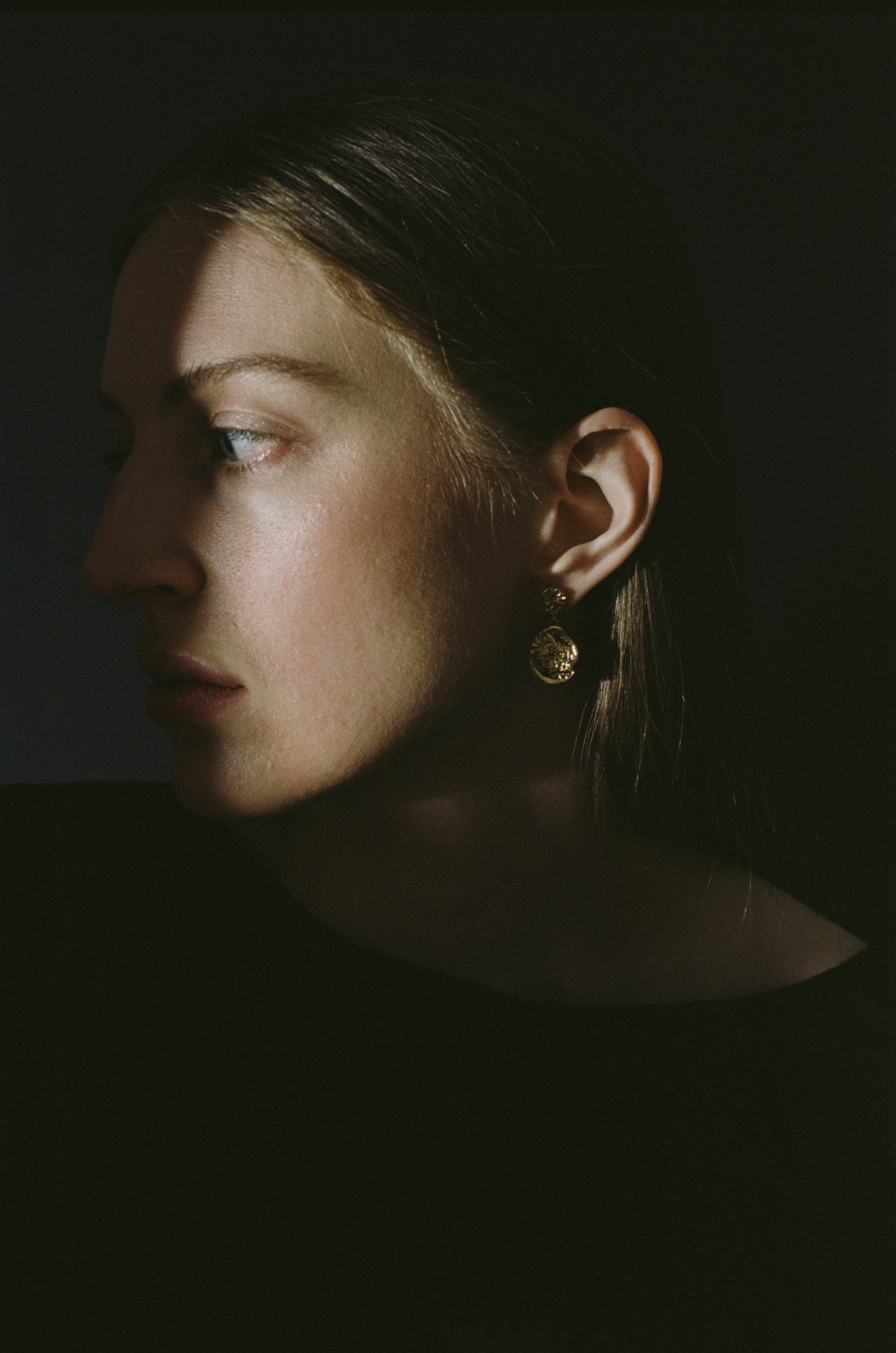 Field Drop Earrings - Gold Vermeil