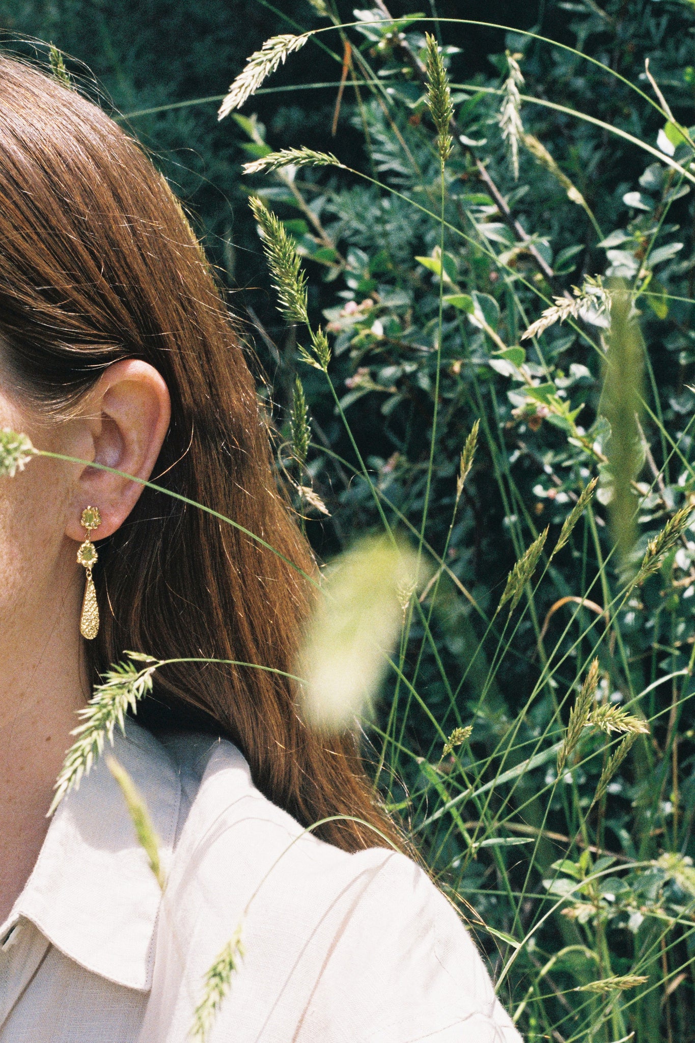 Banksia Drop Earrings - Gold Plated