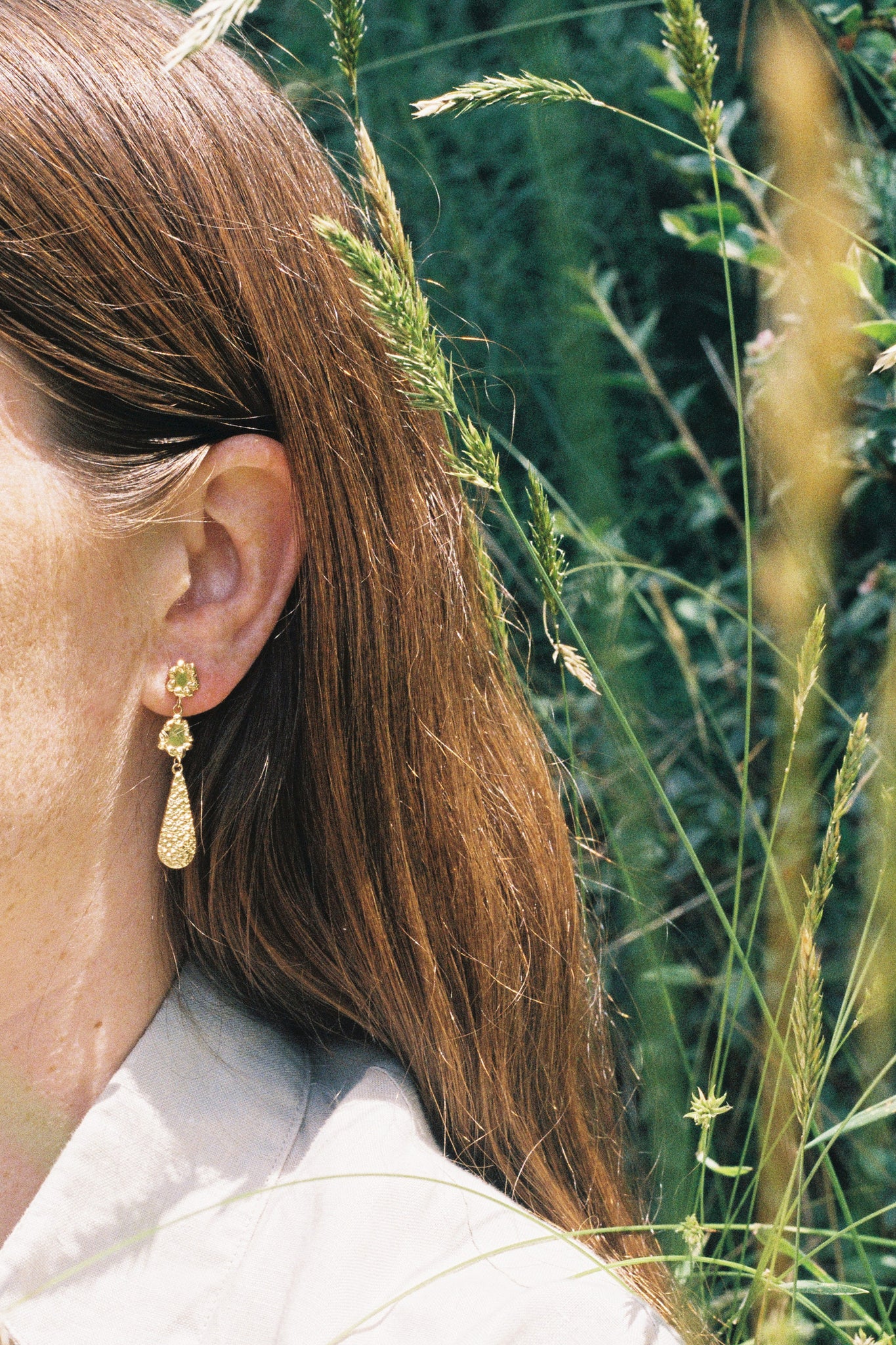 Banksia Drop Earrings - Gold Plated