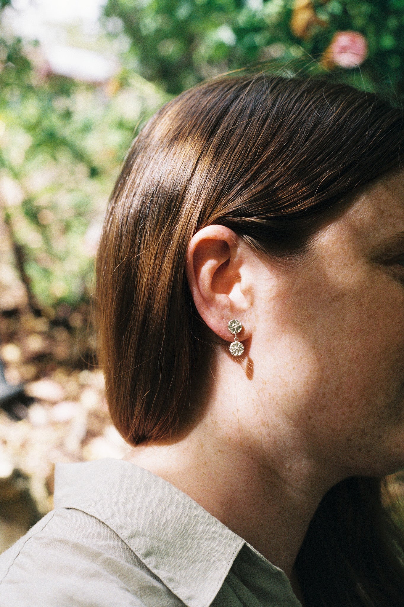 Quarry Drop Earrings - Sterling Silver