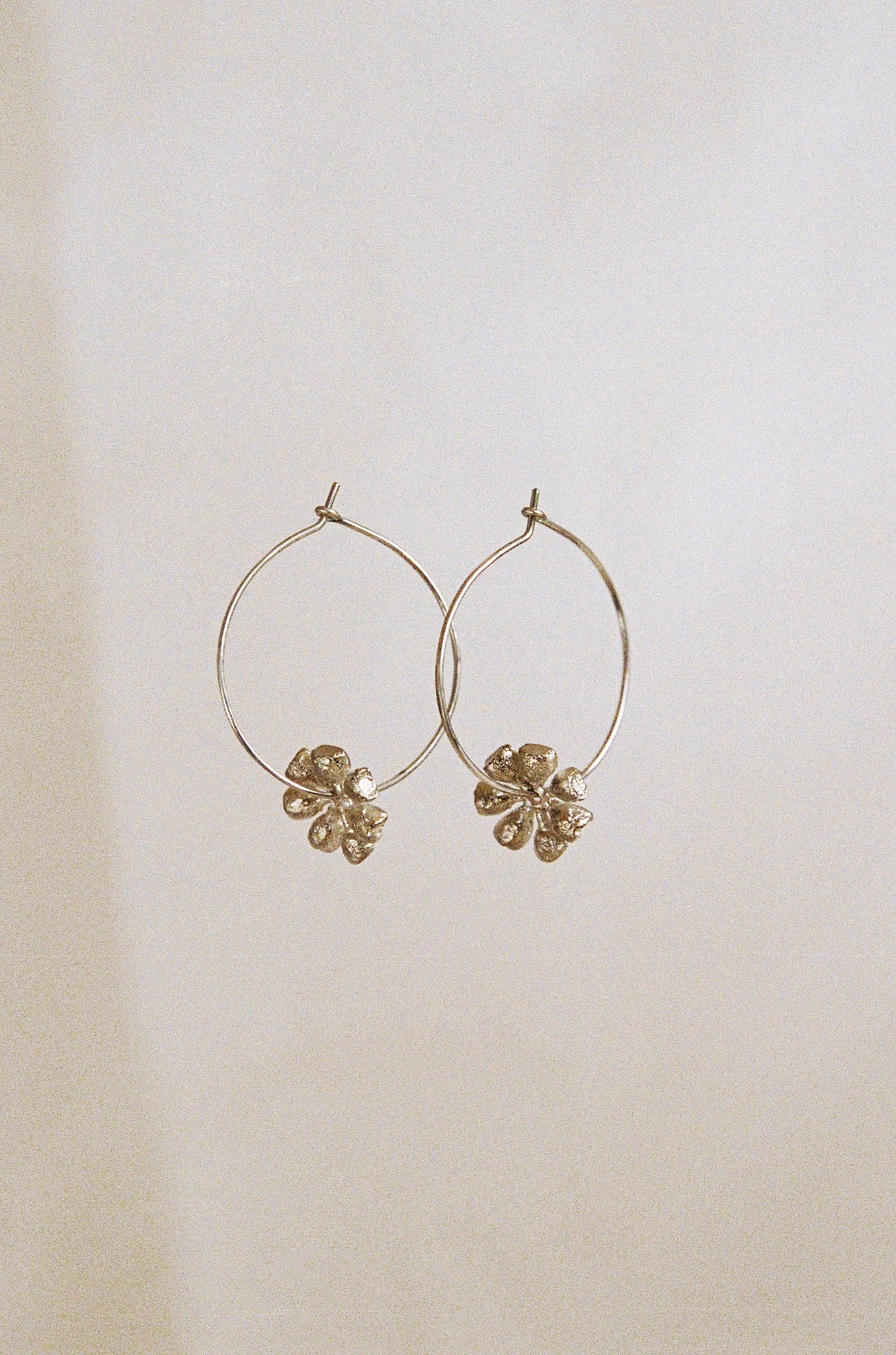 Walking in Circles Hoops - Sterling Silver