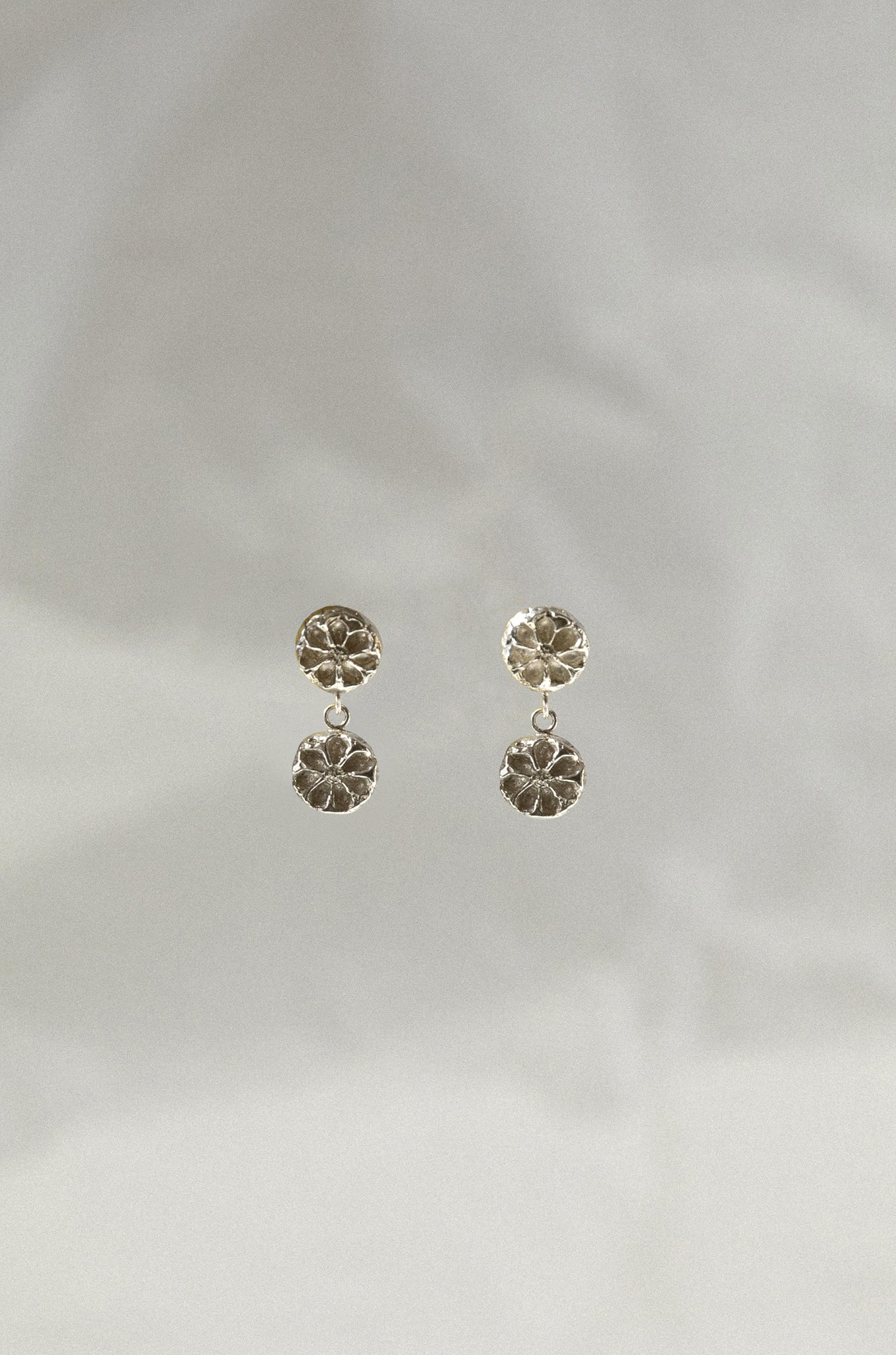 Quarry Drop Earrings - Sterling Silver