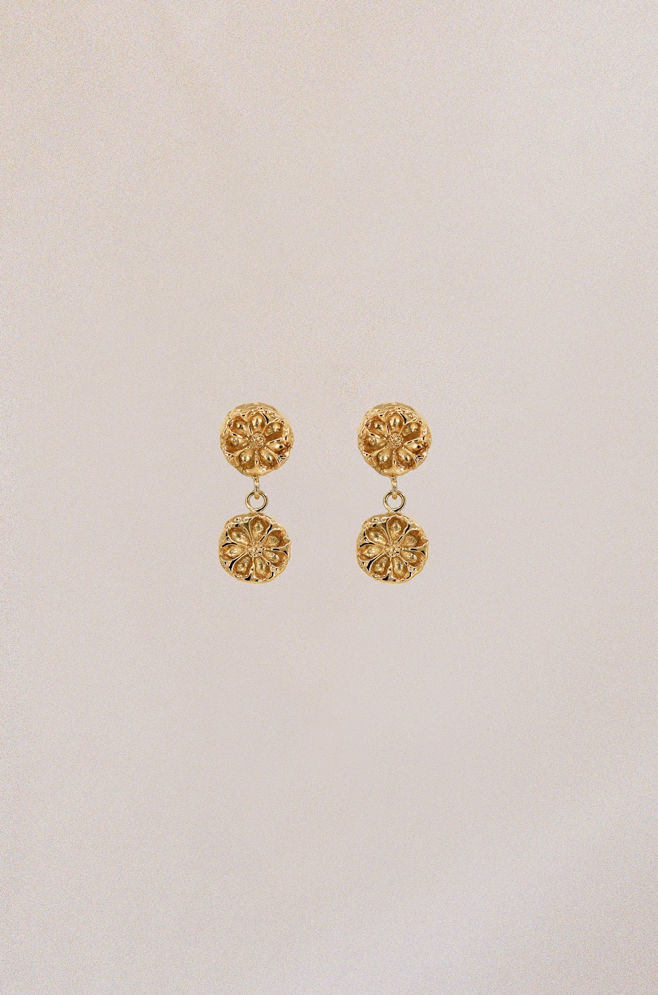 Quarry Drop Earrings - Gold Vermeil